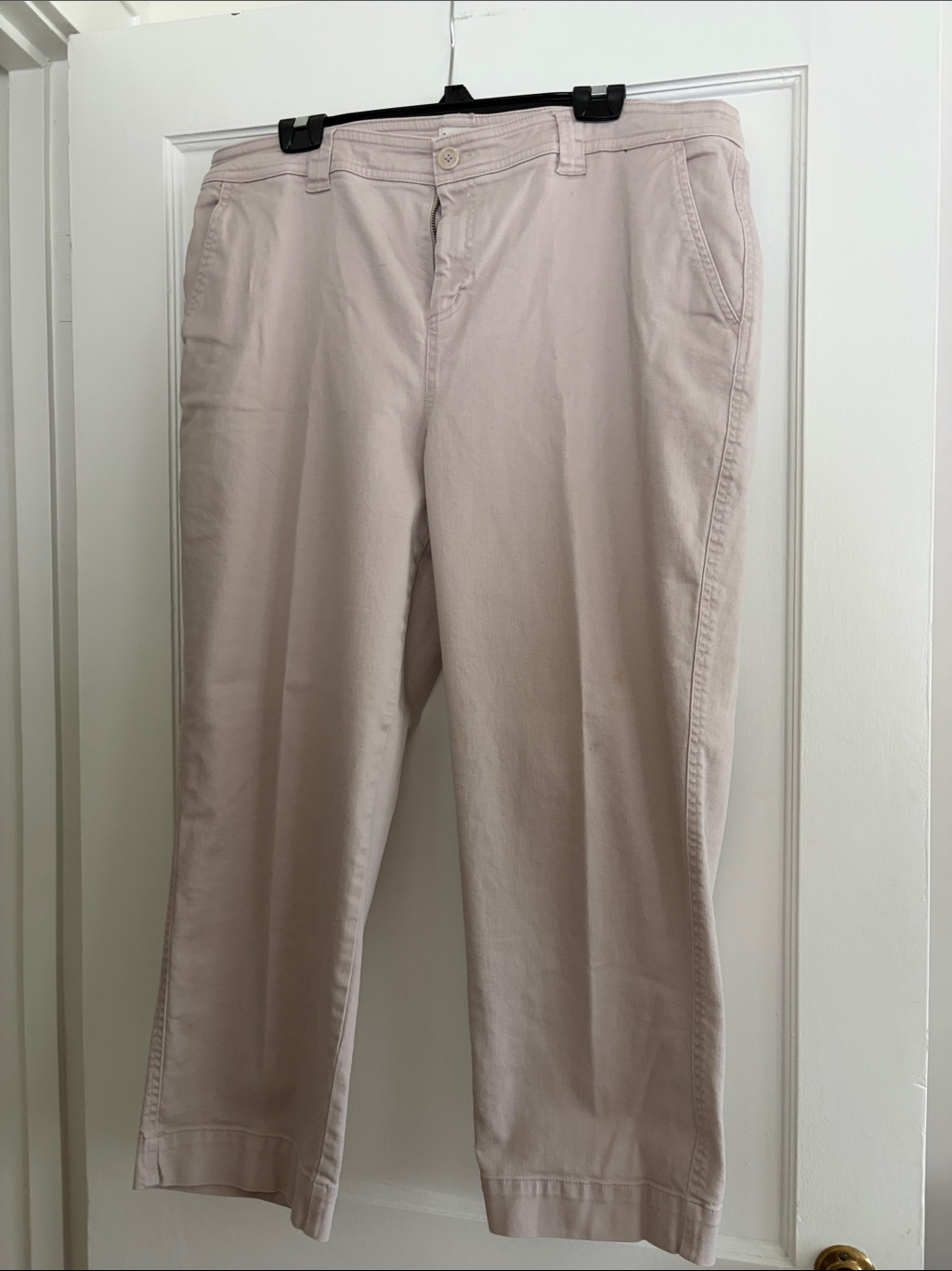 Women’s Tan Cropped Chinos